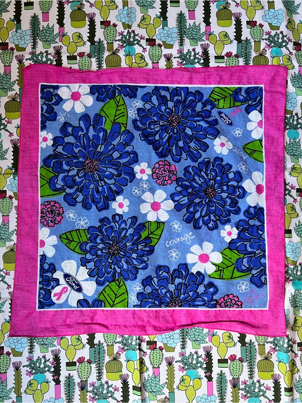 💗Hydrangea Floral Bandana 🌿